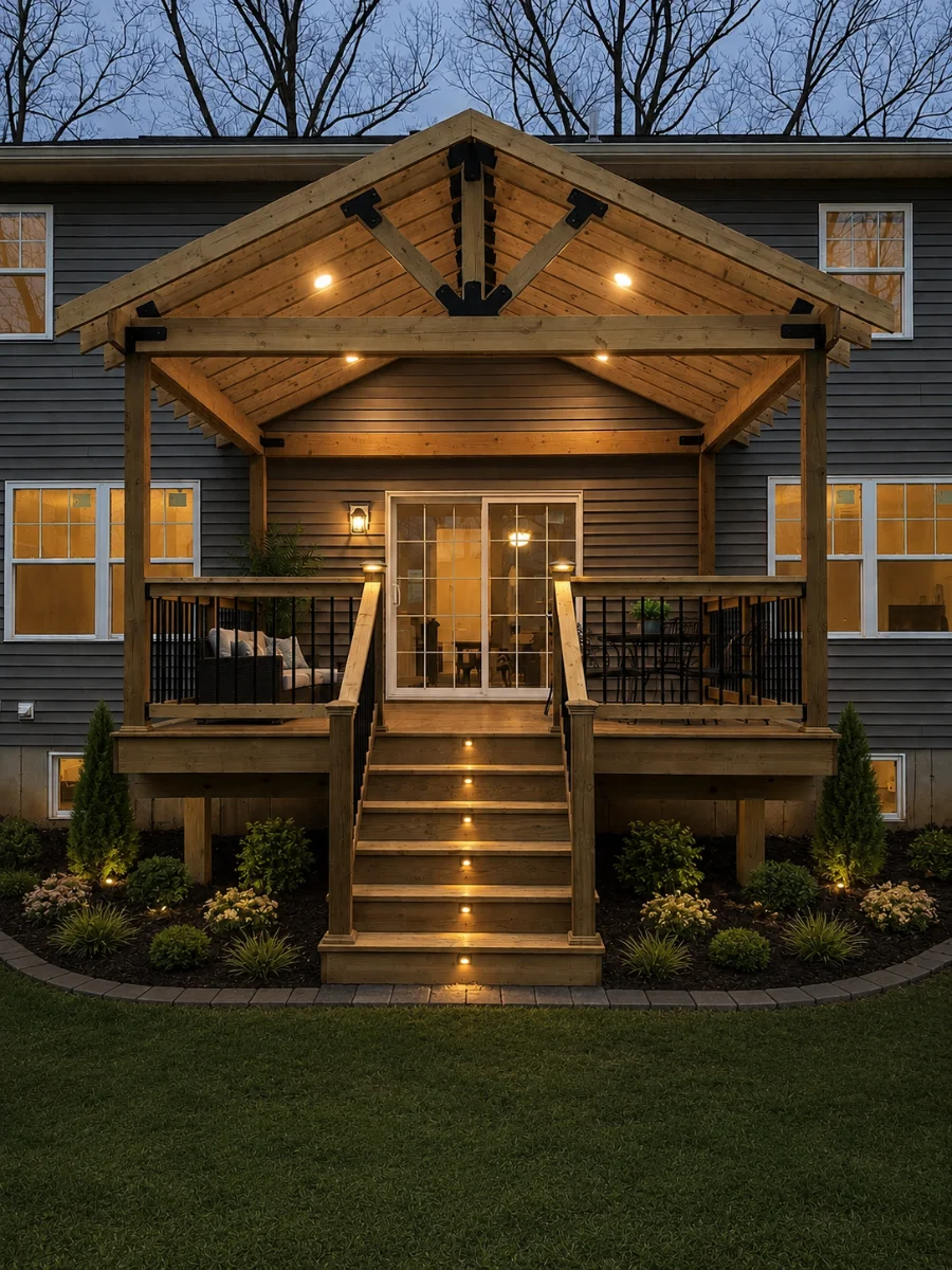 Finished exterior remodeling project
